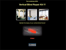 Tablet Screenshot of blindrepairkit.com